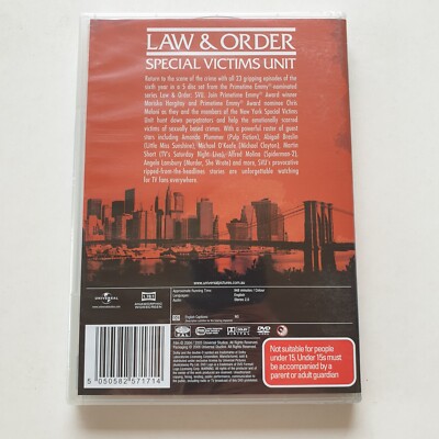 Law and Order-Special Victims Unit : Season 6 (Box Set, DVD