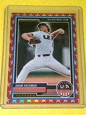 Adam Hachman 2023 Panini USA Stars & Stripes 18U Nat'l Team Red Prizm /149 #15