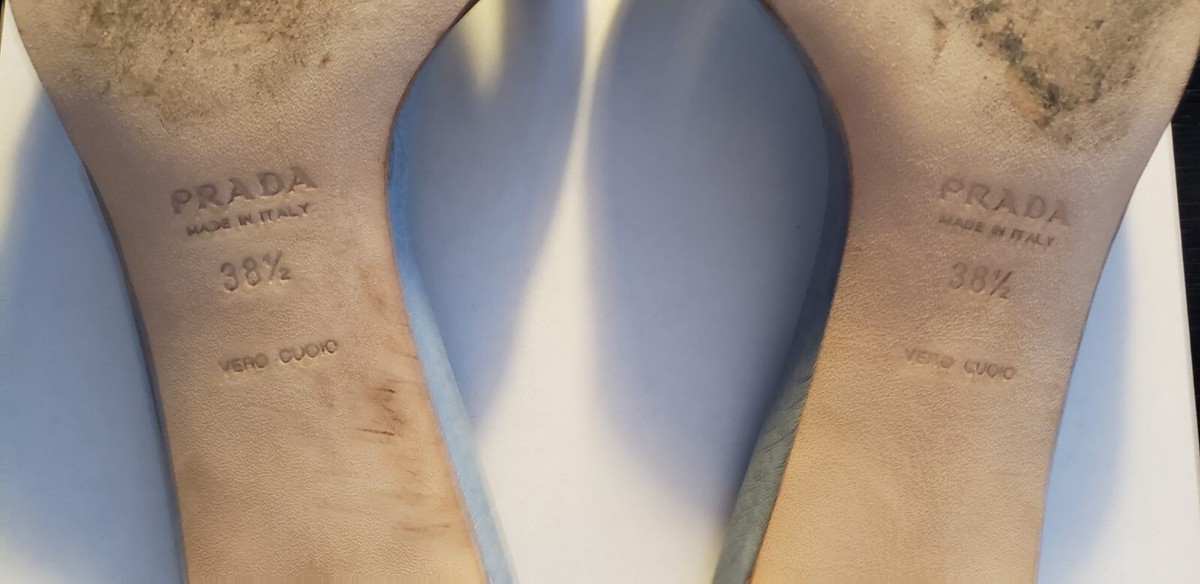 prada*logo*sandals 38.5 special collection retails $2200+tax | eBay