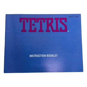 Cartucho de juego Tetris (Nintendo NES) aut&eacute;ntico probado con manual