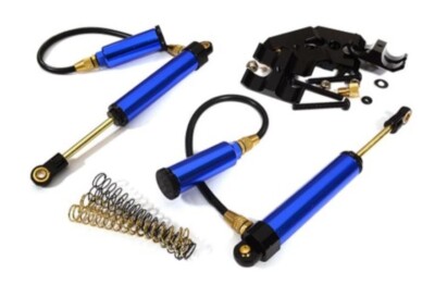 INTEGY C29488blue Remote Reservoir 100mm Shock (2) w/ Internal Spring