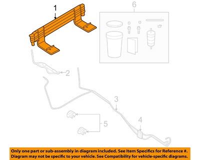 FORD OEM 04-08 F-150,Mark LT Cooling Trans Oil Cooler-Trans Cooler 6L3Z7A095B
