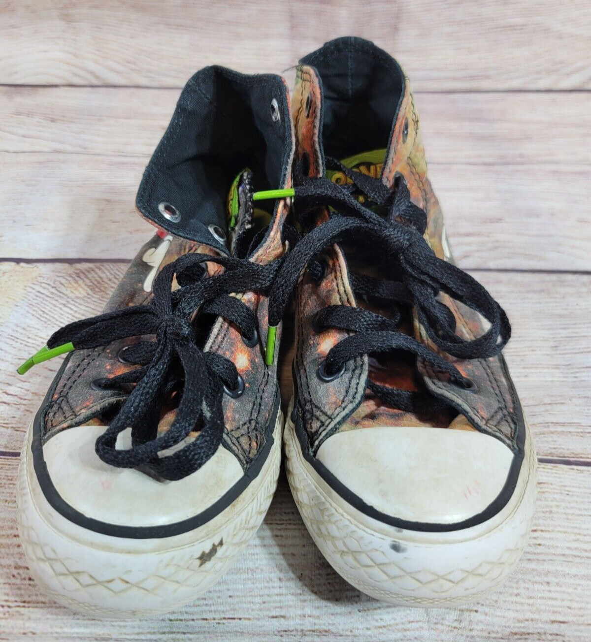 Converse All Star Marvin The Martian Looney Tunes Sneakers/Shoes Jr/Youth  12 thumbnail 3