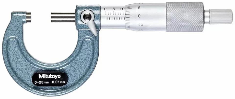 Michiyo⭐　　 Mitutoyo 103-137 Outside Micrometer, 0-25mm Range, 0.01mm