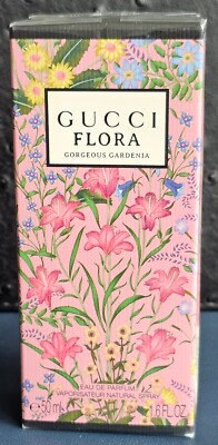Gucci Flora Gorgeous Gardenia 1.6oz/ 50 ml Eau de Parfum Spray New Sealed Box