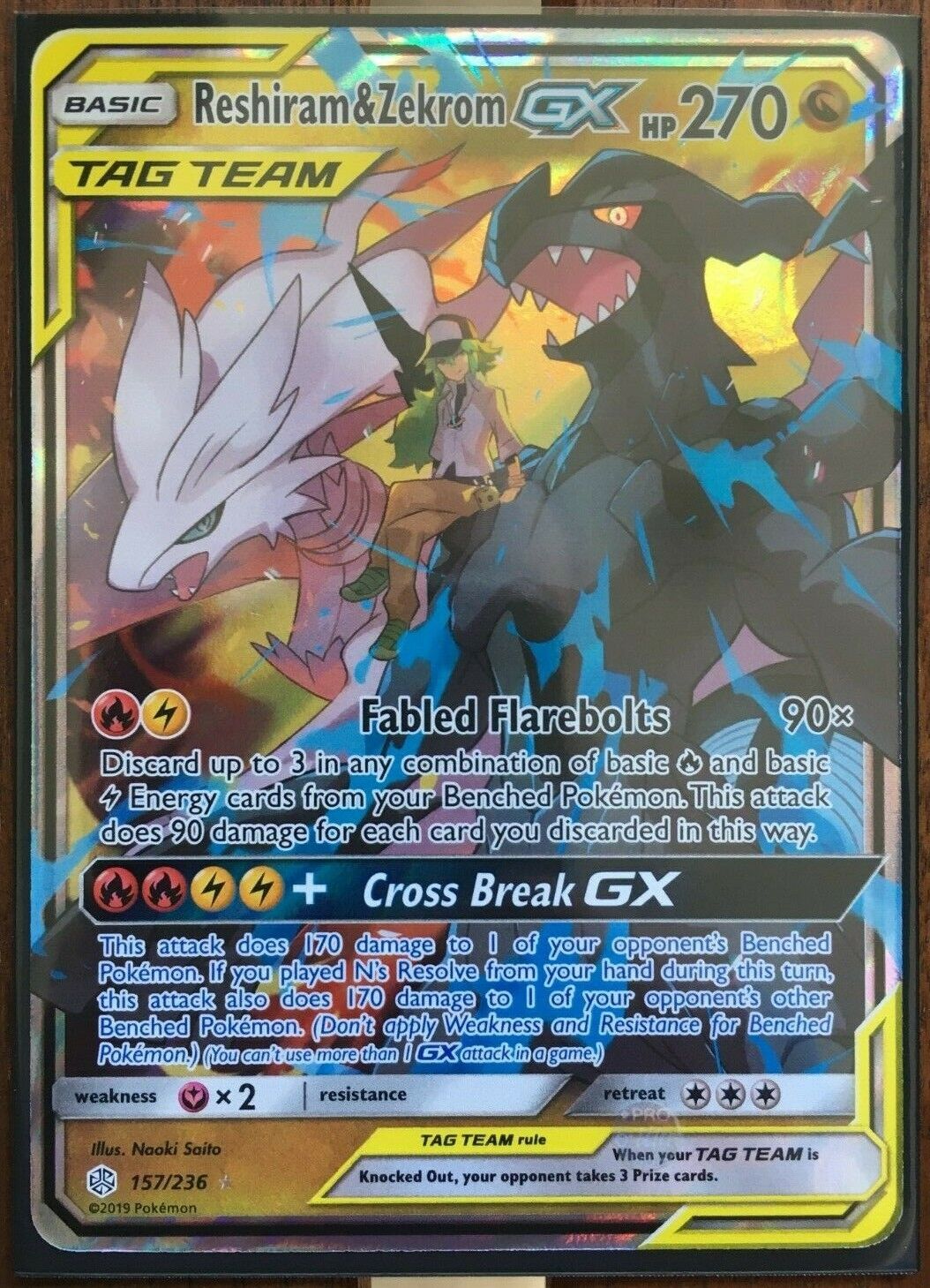 Reshiram & Zekrom GX - 157/236 - Ultra Rare