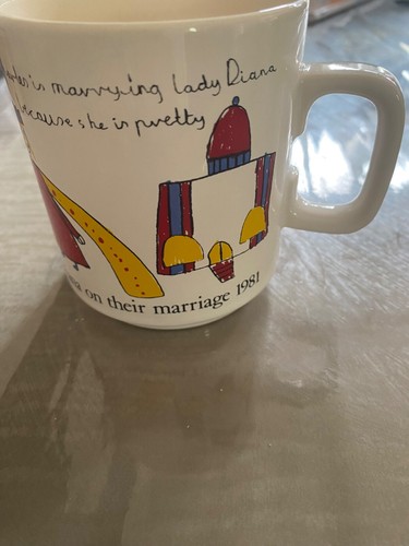 hornsea Prince Charles & lady Diana royal wedding day mug 1981 - Picture 3 of 5