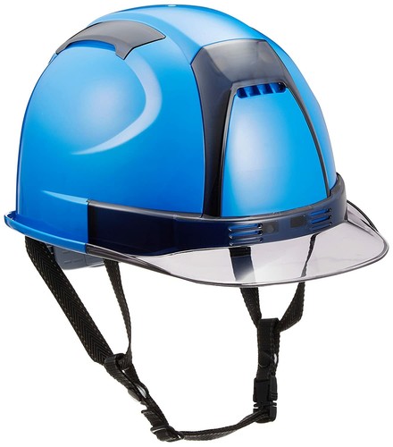 Toyo safety helmet pale Royal blue / smoke NO.390F-OTSS Japan