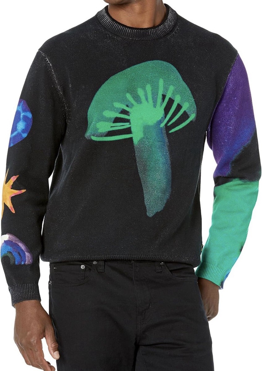 Rare! NWT $325 Paul Smith Graphic Watercolor “mushroom” print