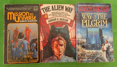 LOT 3 STANDALONE PB NOVELS BY GORDON R. DICKSON: MISSION TO UNIVERSE ...