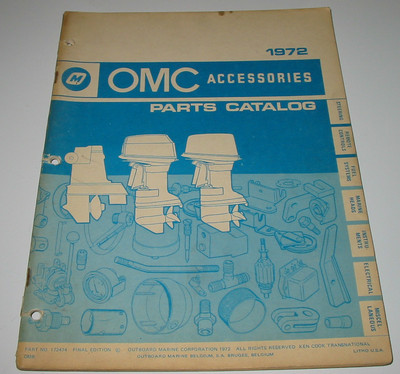 Parts Catalogue OMC Accessories Steering Remote Controls Marine Heads Electrical
