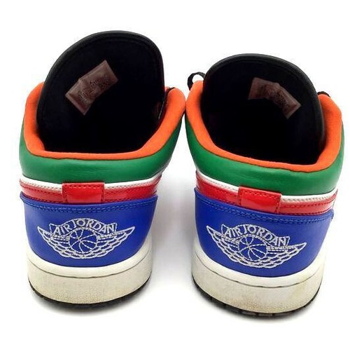 Nike Air Jordan 1 Women's Low 'Multi-Color' Sneakers- Size: 9.5 (+COA) - Picture 4 of 10