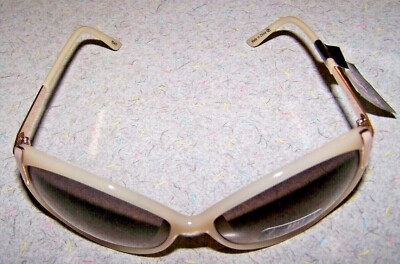 JLO by JENNIFER LOPEZ Sunglasses - IVORY FRAMES / BROWN LENSES - 65437 - NWT!