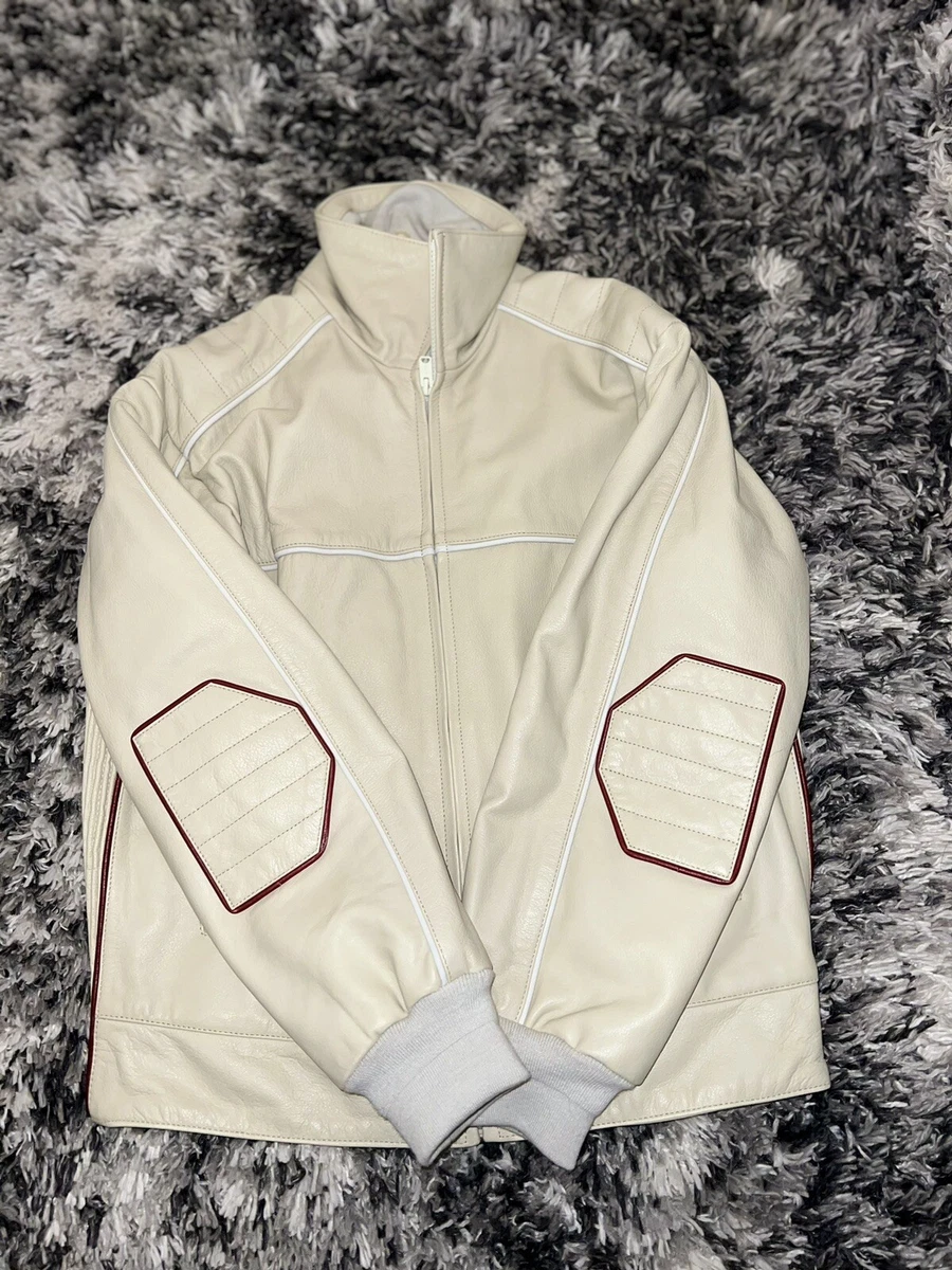 Unreleased Yeezy Season 5 Calabasas Moto Leather Jacket Size M Jupiter/Arctic