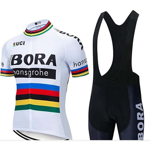 Maillot Cycliste Hommes Manches Courtes 3 Poches GEL Padding Bib Respirant - Picture 18 of 25