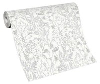Vliestapete Floral SträUcher Weiß Grau Silber Charisma 10251-31 (2,91€/1Qm)