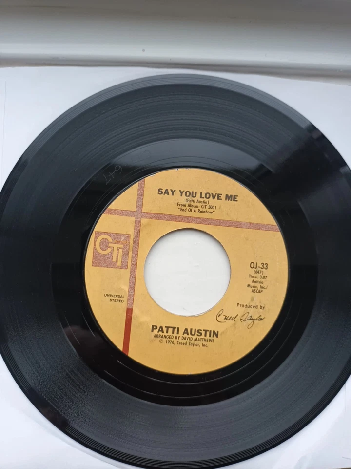 Patti Austin:Say you love me/In my life:US CTI:Soul R&B SOUL Foto 2 de 2