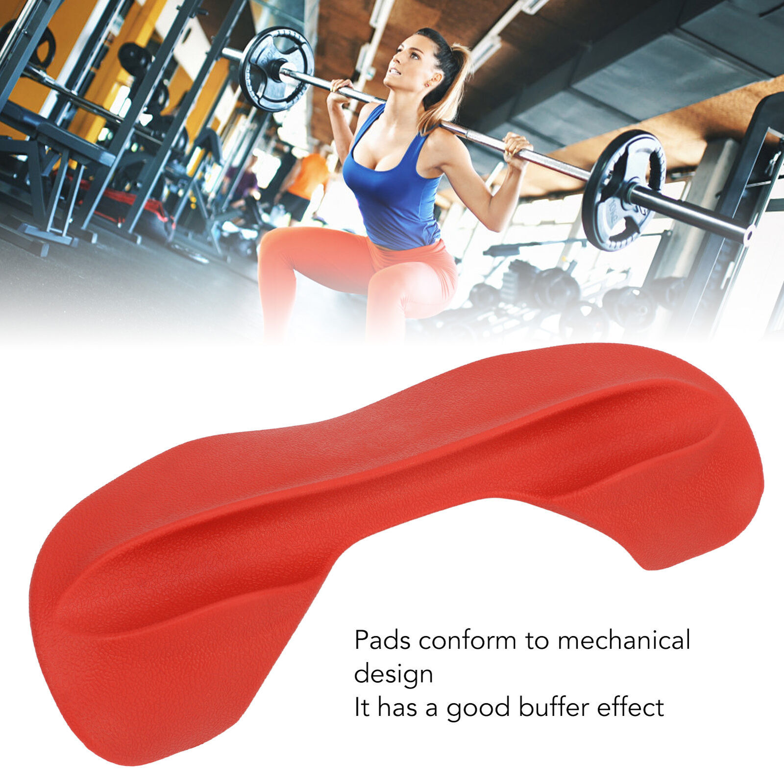 TPE Dumbbell Squat Protector Sturdy Effective Cushioning Dumbbell Squat Protecti