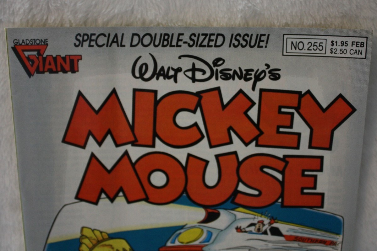 Walt Disney's Mickey Mouse Comic Book #255 Feb 1990 Double Sided