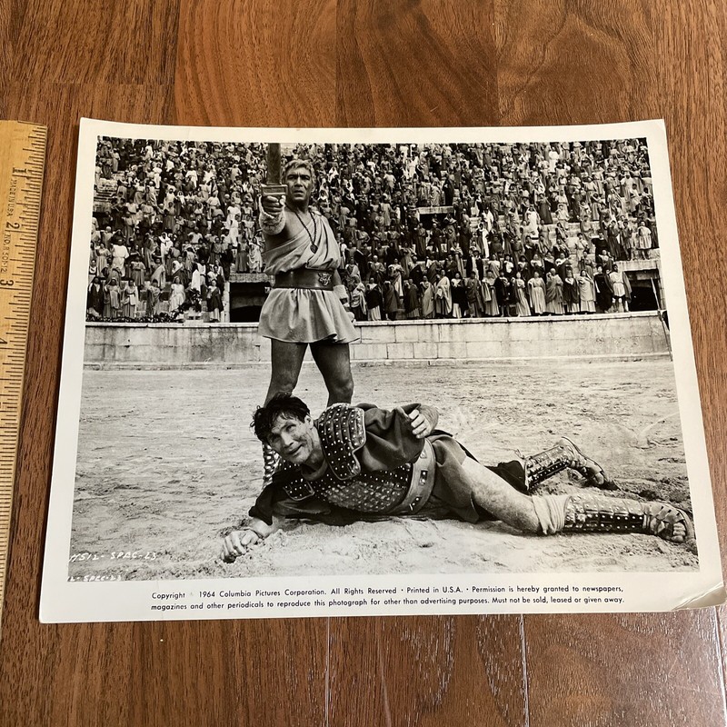 Vintage Movie“Barabbas ” 1964 PRESS  B/W PHOTO, RELEASE Columbia Pictures corp.