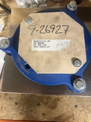 GENUINE NEW CRANE RESISTOFLEX R22505-14 REV.D FLANGED EXPANSION JOINT A395 3''