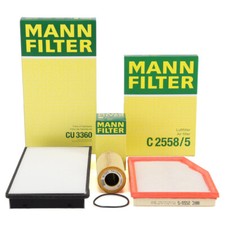 MANN Filterset 3-tlg für PORSCHE BOXSTER (986) 2.5 2.7 S 3.2 204-266 PS
