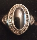 Vintage Moose Lodge Club Past Regent Marked 1Gb Gtc Silver Ring - Size 9.75