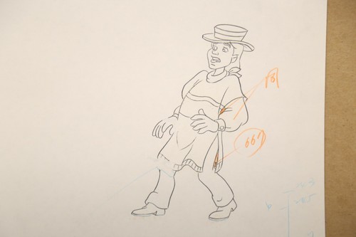Back To The Future Original Production Drawing And Cel 84-45 Used Cond. - Bild 6 von 6