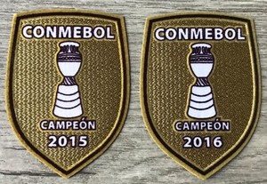 Lot De 2 Patches De L'édition Copa America 2021, Tournoi CONMEBOL, Pour Maillot Ou Collection