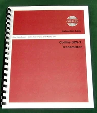 Collins 32S-1 Instruction Manual: w/ 11"x24" Schematic & Protective Covers!
