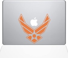 2016 Decal Guru Air Force MacBook Decal Vinyl Sticker 15 MacBook Pro Up