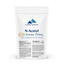 N-Acetyl L-Tyrosine 750mg Tablets – Focus, Mood, Stress & Cognitive Support