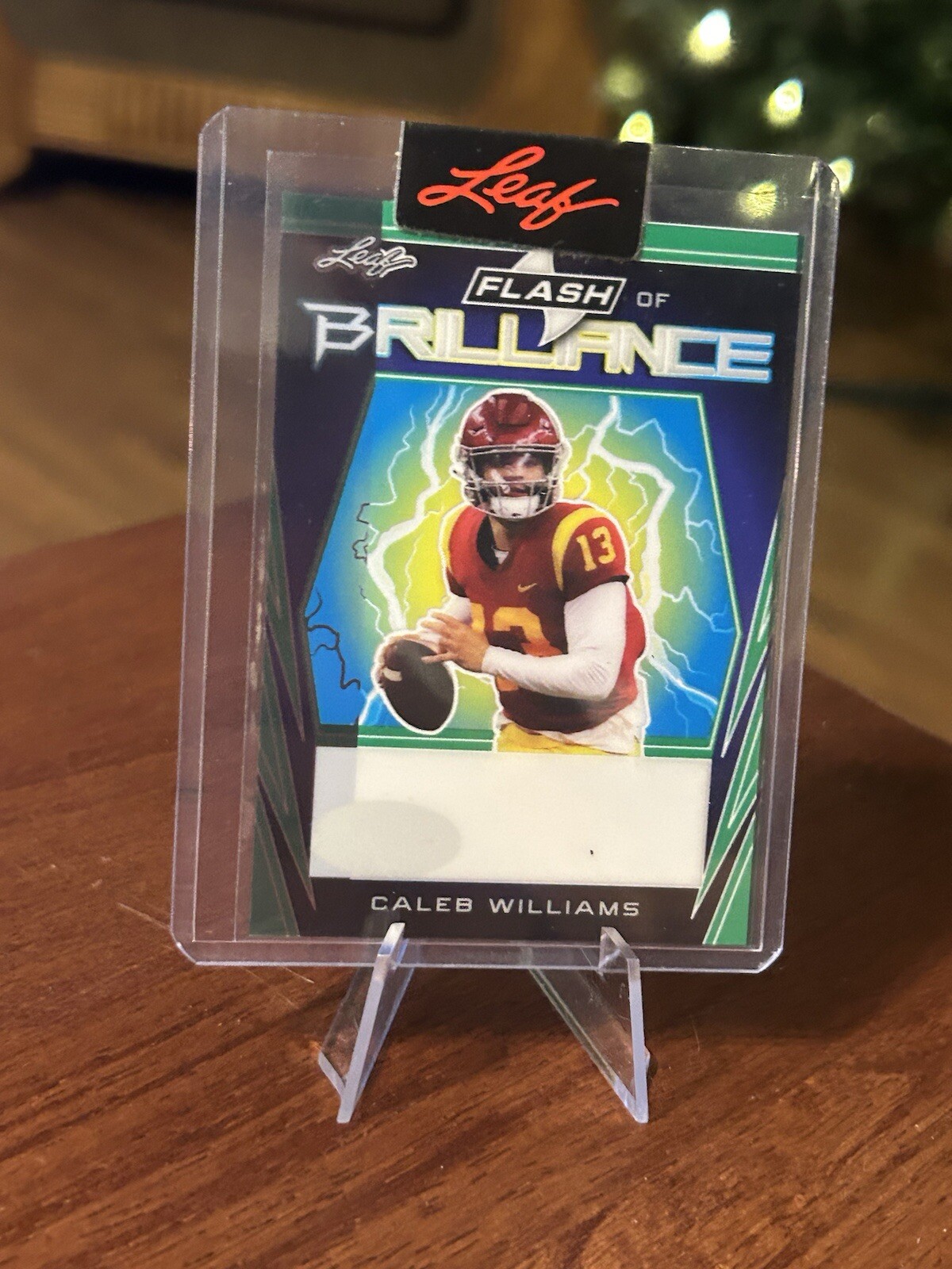 Caleb Williams 2023 Leaf RC Flash of Brilliance Pre-Production Proof 1/1 🔥🔥