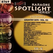SOUND CHOICE SPOTLIGHT - COUNTRY HITS - SC8769 - VOL 153 - TOBY KEITH RARE