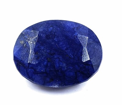 300-380 Ct Certified Blue Sapphire Comely Natural African Oval Faceted Gemstone