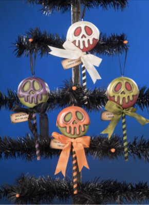 Bethany Lowe LeeAnn Kress Halloween Poison Treats Ornaments-Set Of 4-RETIRED