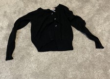 Cat And Jack Girls Size S Black Cardigan Sweater