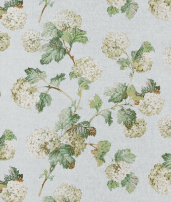 ANNA FRANZÖSISCHER VORHANGSTOFF DESIGN Sussex Hortensie 6 METER WEICHES BLAUES LEINEN BD