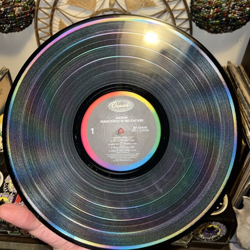 Saxon ~Innocence Is No Excuse ~ LP 1985 CAPITOL (ST-12420) Tested (DJ’s Copy) - Picture 10 of 24