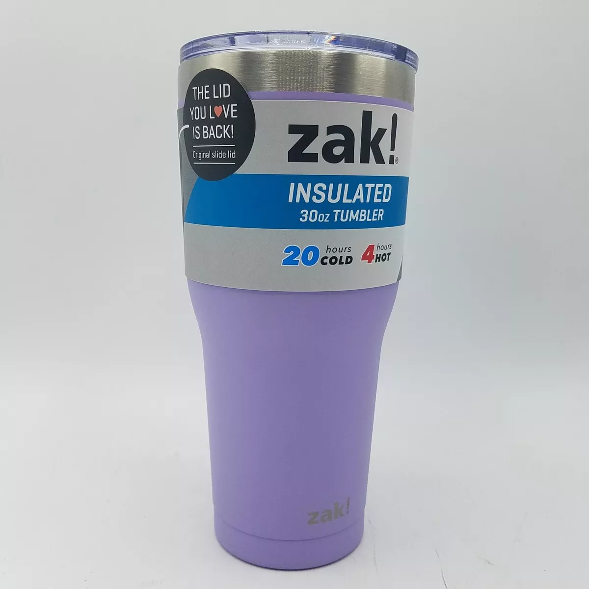 Zak! Designs Stainless Steel Double Walled Wacuum Seal Waverly Tumbler -  Wisteria Purple, 1 ct - Fry's Food Stores