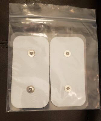 Compex Device Compatible Electrodes  4 Large with 2 Studs ea