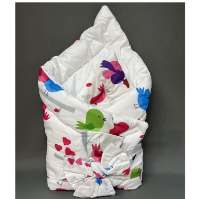 Baby Swaddle Wrap Neugeborenes Säugling Bettwäsche Decke Baumwolle Love Birds