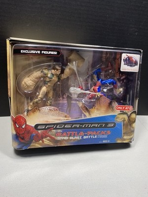 2007 Spider-Man 3 Battle Pack Sand Blast Battle Target Exclusive Read Des