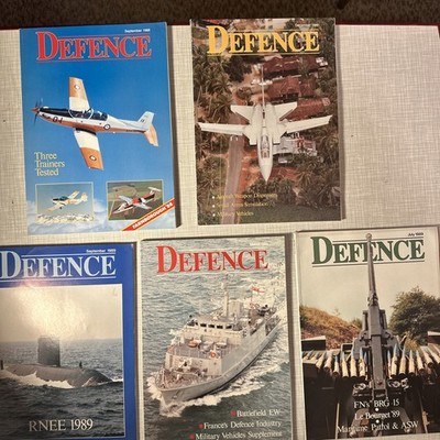 Defence Zeitschrift Konvolut 1988-1988 5 Ausgaben English