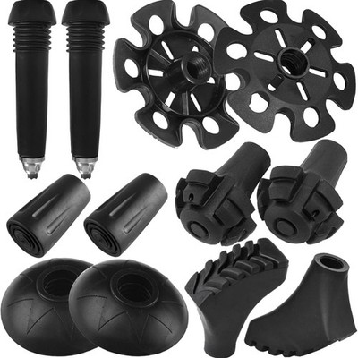 Walking Stoecke Gummipuffer Ersatzkoepfe Trekking Stick Gummi Pads