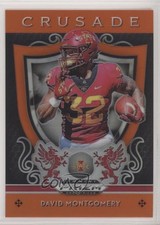 2019 Panini Prizm Draft Crusade Orange Prizm David Montgomery #12 jn1