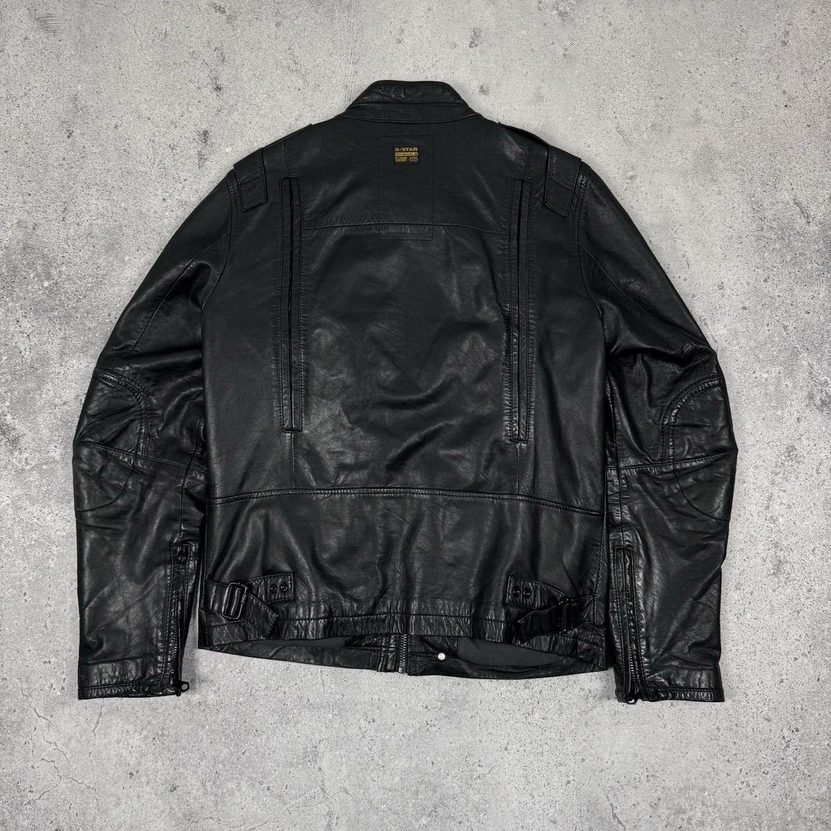 ジャケット・アウター G-STAR RAW BIKER HIGHWAY LEATHER JACKET Leather Biker Jacket | Black | G-STAR® US
