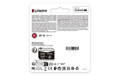 740617347944 Kingston Technology 128GB microSDXC Canvas Go Plus Gen4 200 MB/s A2
