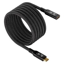USB C Extension Cable 16.5Ft/5m Long Charging 100w PD Video 4k Monitor