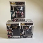 Funko Pop 3 Lot Marvel Venom #363 Venomized Captain America #364 Carnage #367